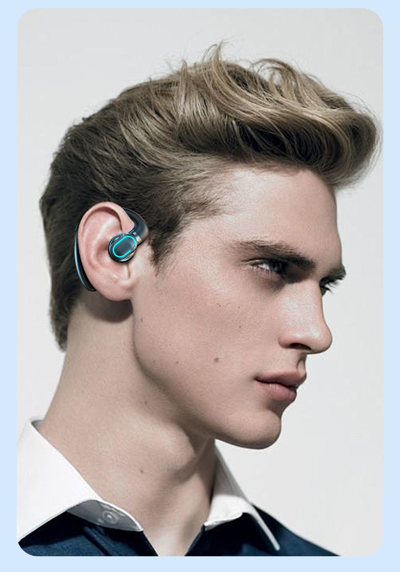 New Bluetooth Earphones, Ear-Hook Style, Non-In-Ear, Ultra-Long Battery Life, Air Bone Conduction, Noise Cancelling,_voghion.com