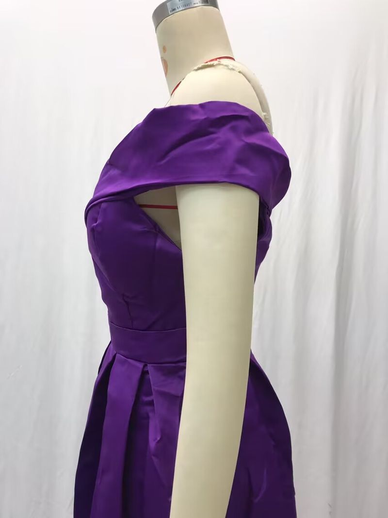 Women's deep V-neck ebay satin multi-color dress_voghion.com
