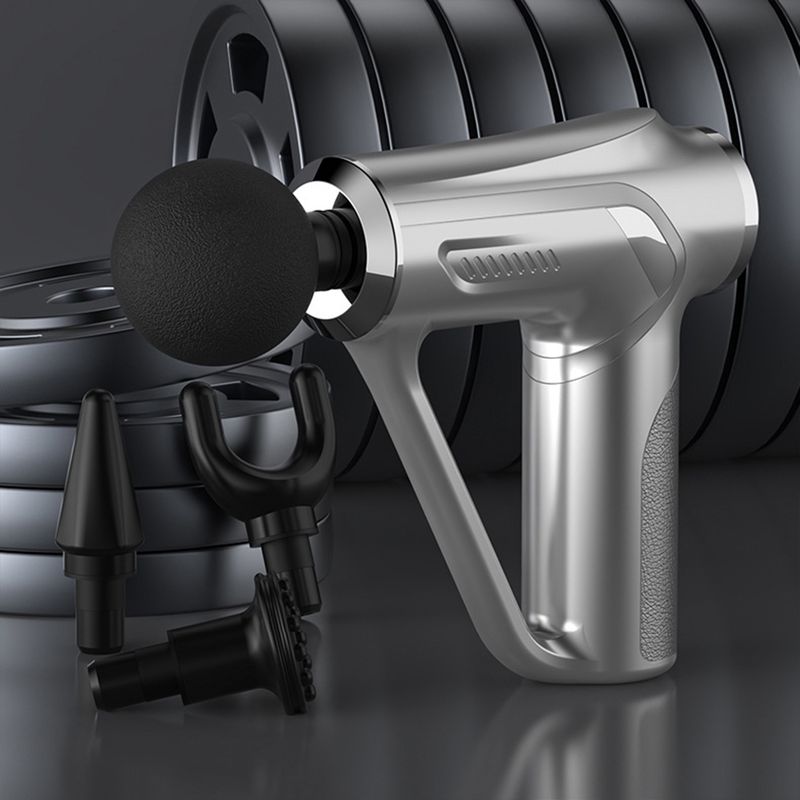 Ruixingst Fascia Massager 6/32 Níveis de Intensidade Visor LCD Forte Motor Alívio da Dor Portátil Mini Massageador Elétrico Pescoço Costas Corpo Relaxamento_voghion.com