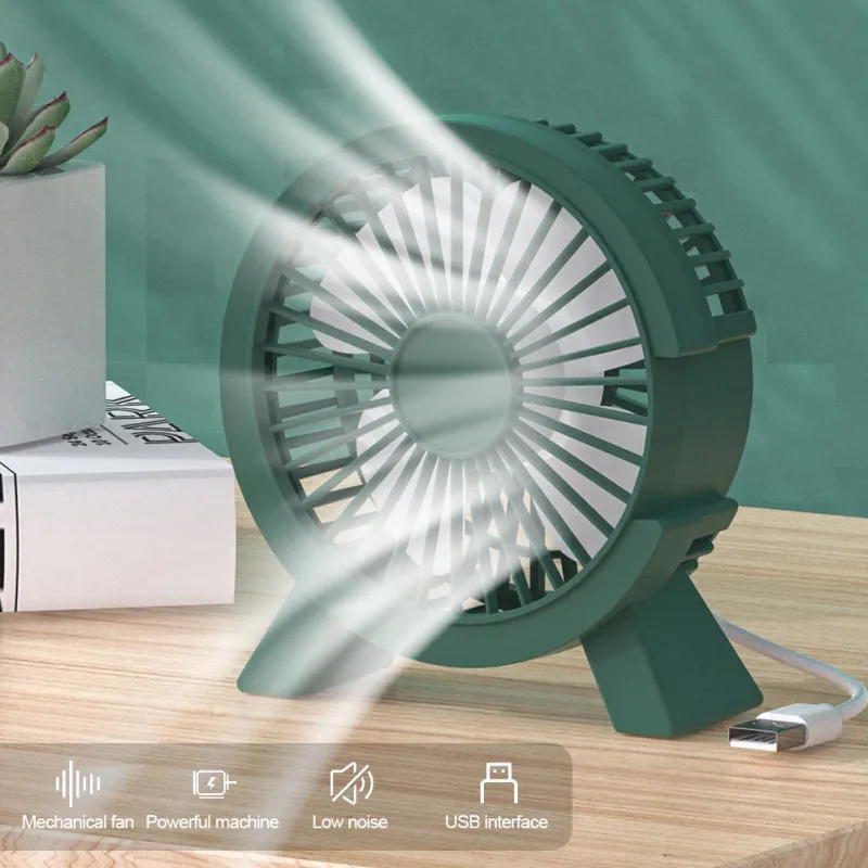 Ventilatore USB silenzioso elettrico portatile per computer portatili, per casa, ufficio, scrivania, campeggio, mini elettrodomestici_voghion.com