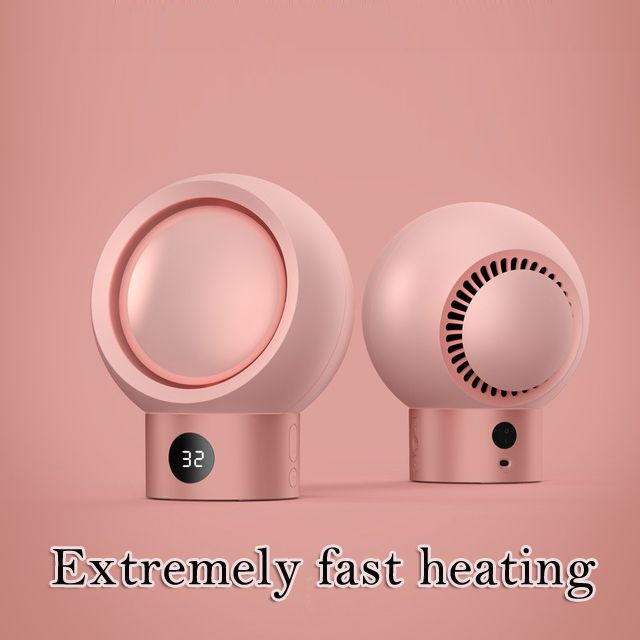 500 W kaasaskantav mini elektriline soojendusmasina kütteseade majapidamises lauaarvuti nutikas kütteseade Mugav õhusoojendaja temperatuurinäidikuga_voghion.com