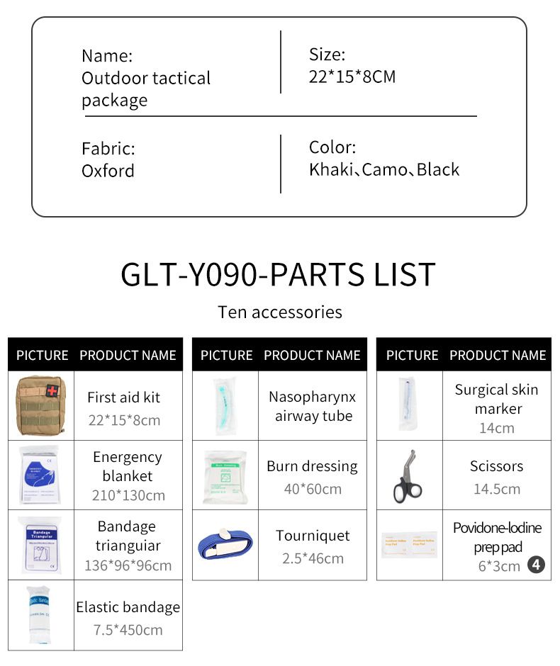 Erste-Hilfe-Set für Outdoor-Camping, Outdoor-Überleben, tragbares Notfall-Überlebensset für den Außenbereich, taktisches Notfallset_voghion.com