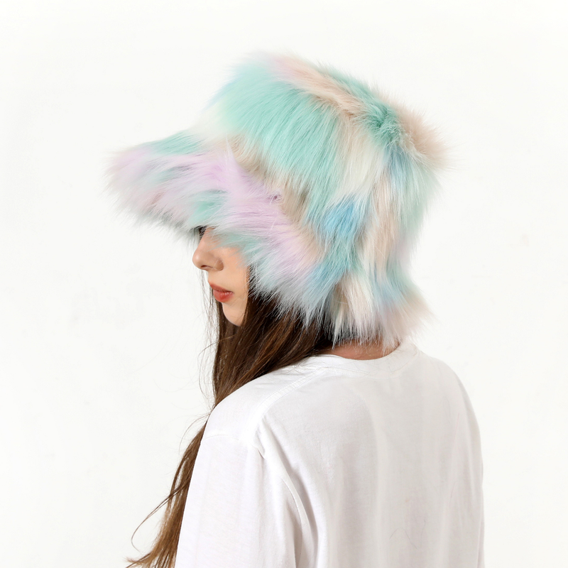 Camouflage new European and American fisherman hat autumn and winter maomao out tide warm personality plush hat_voghion.com