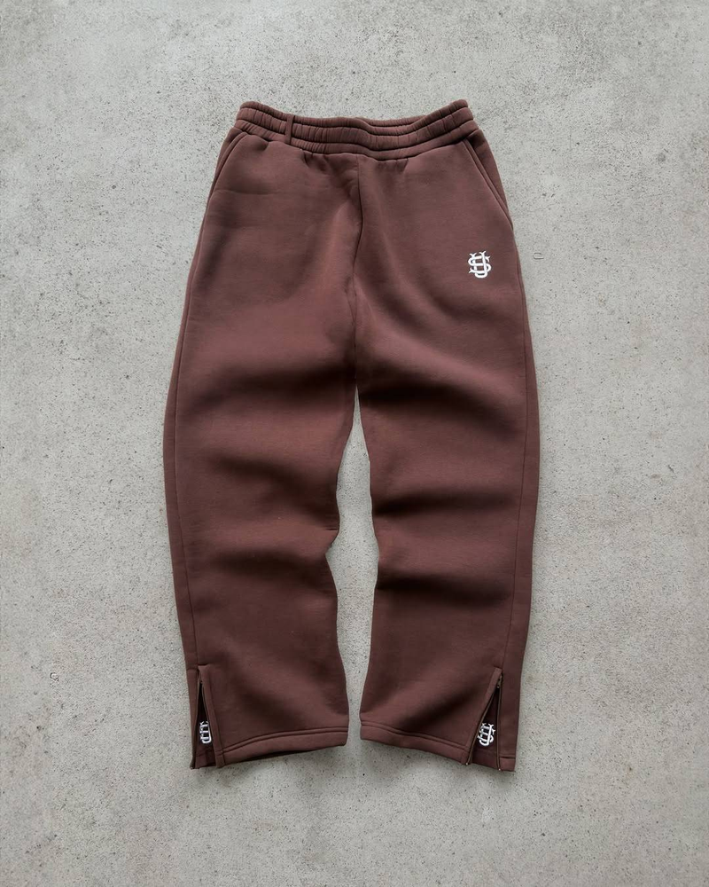 Europäische und amerikanische elastische Reißverschlusshose mit Reißverschluss, einfarbig, Freizeithose, High Street, Hip-Hop, Rap, Street, Y2k_voghion.com