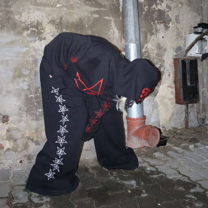 Pantaloni della tuta con stampa a stelle retrò per uomo e donna - Joggers casual hip hop con elastico in vita (neri, dalla S alla 4XL)_voghion.com