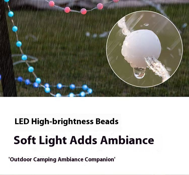 Guirnalda de luces navideñas RGB con Bluetooth y USB de 10 m, control remoto y aplicación, resistente al agua, 3528 LED para decoración navideña (66 LED, entrada de 5 V)_voghion.com