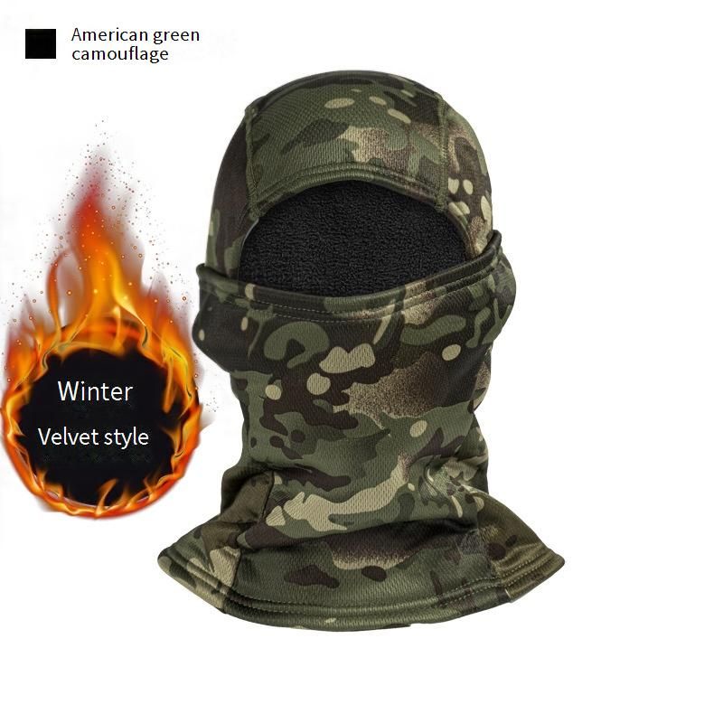 Unisex Winter Balaclava Face Mask - Fleece Lined Windproof Thermal Neck Gaiter For Cycling, Skiing & Outdoor Sports (Multiple Camo & Solid Colors)_voghion.com