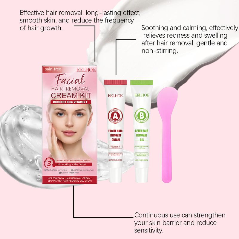 EELHOE Kit Sanfte Reinigungscreme für die Lippen und das Gesicht_voghion.com