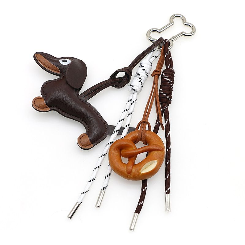 Bag Charm New Cartoon Personality Keychain Bag Pendant Series Dachshund Animal Shape Bag Pendant Decoration Wholesale_voghion.com