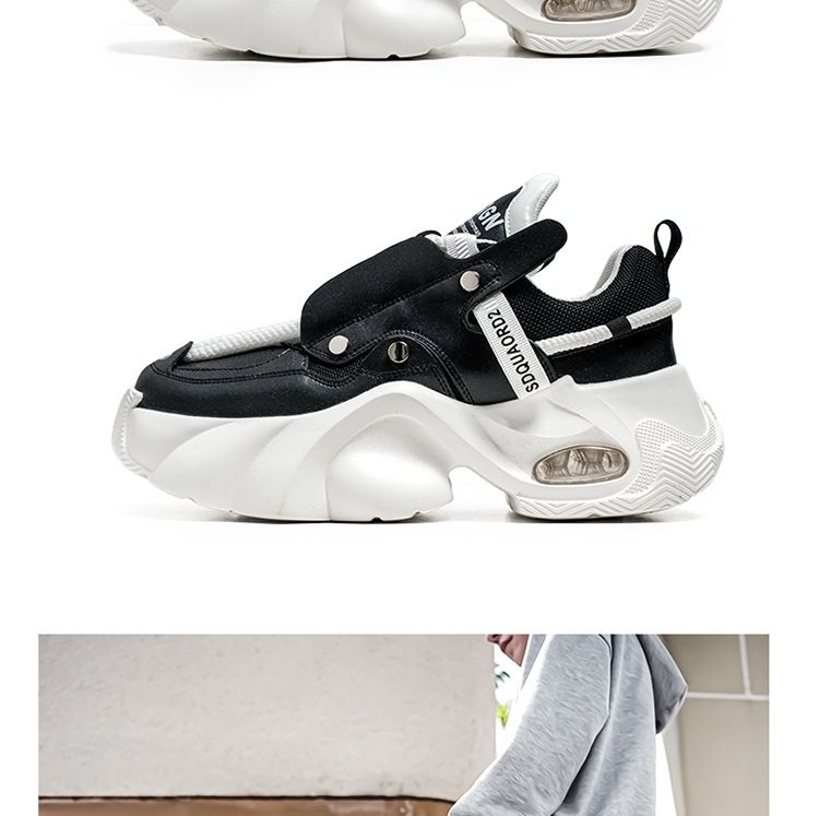 Fritidsidrottsskor för män Tennisarbete Promenadskor Träning Chunky Fashion Sneakers för män_voghion.com