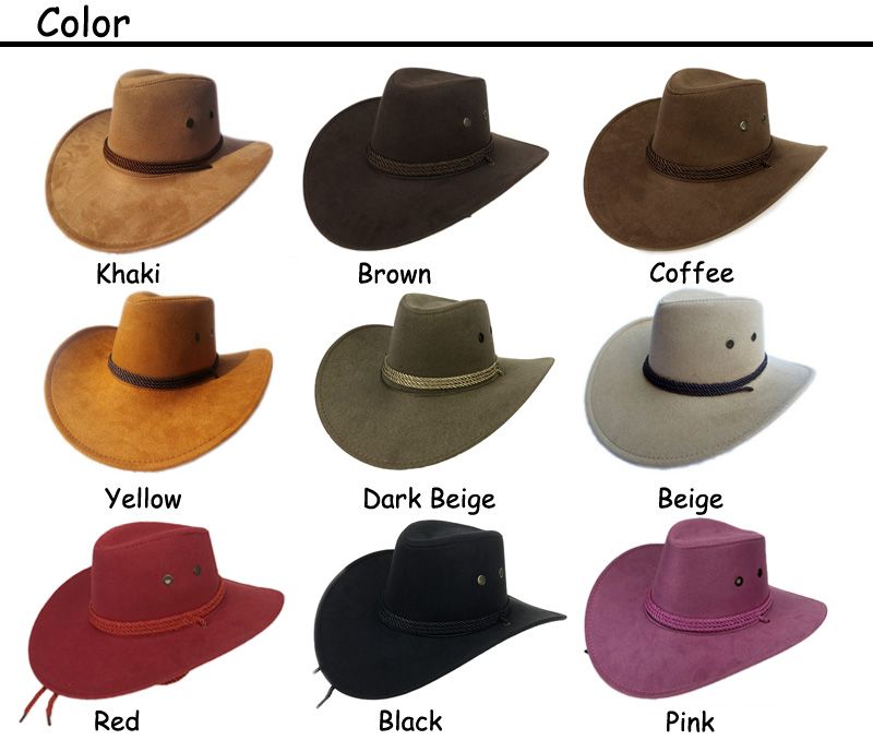 Novinky Novinky Stylové pánské čepice se sluneční clonou Dámské cestovní výkonnostní westernové klobouky Chapeu Cowboy_voghion.com