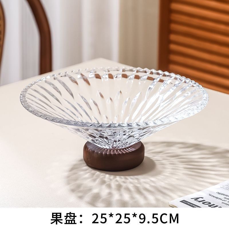 Grande piatto di frutta semplice per soggiorno, uso domestico, stile francese, tavolino da caffè di alta qualità, snack di alto aspetto_voghion.com