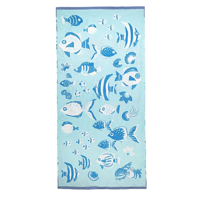 Thickened RYYD Pure Beach Printing Soft Water Absorbent Enlarged Swimming Cotton Bath Towel 170*85 170*85 170*85 170*85_voghion.com