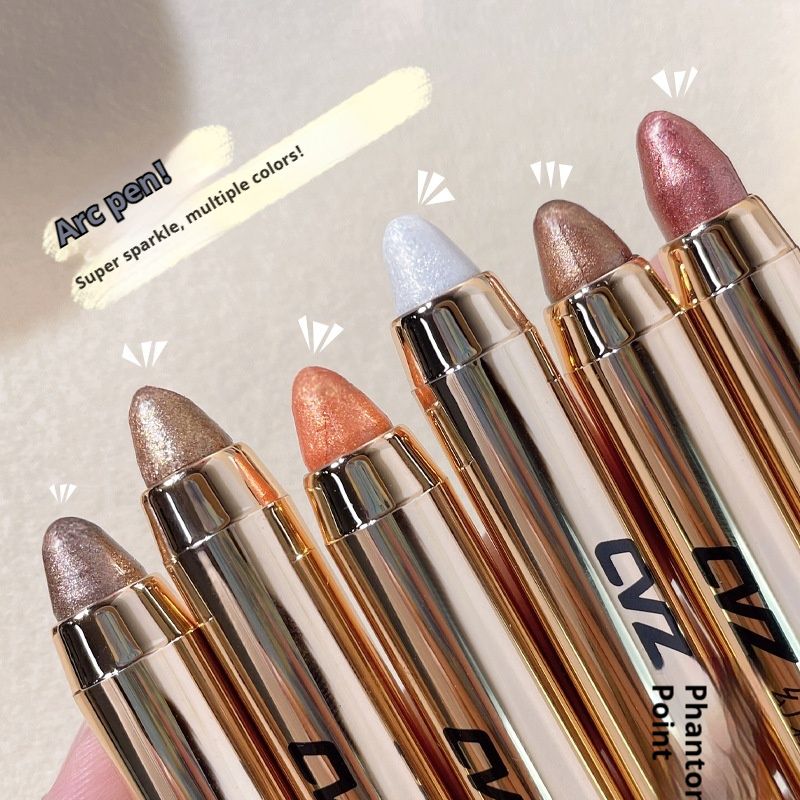 Crayon à paupières en soie pour maquillage, effet surligneur, anti-ternissement, crème réparatrice et brillante._voghion.com