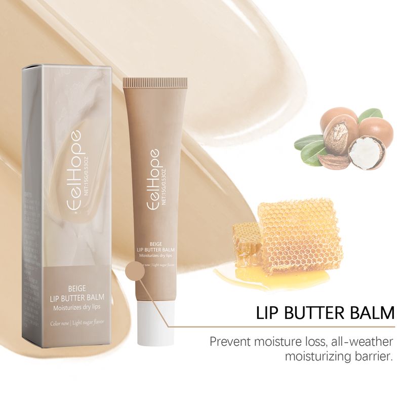 Moisturizing Moisturizing Beige Lip Balm, Nourishing Moisturizing Water Locking Lip Skin Moisturizing Care_voghion.com