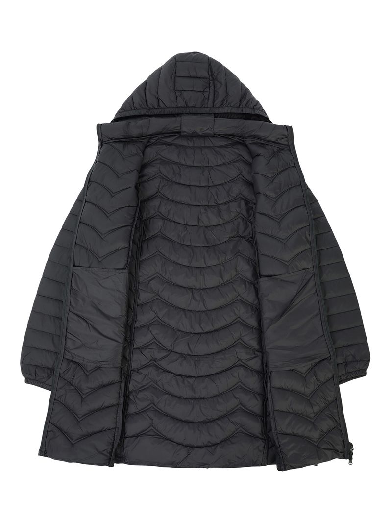 Dames winterjas met lange puffer en afneembare capuchon, warme gewatteerde jas voor koud weer, stijlvolle losse pasvorm bovenkleding in meerdere kleuren_voghion.com