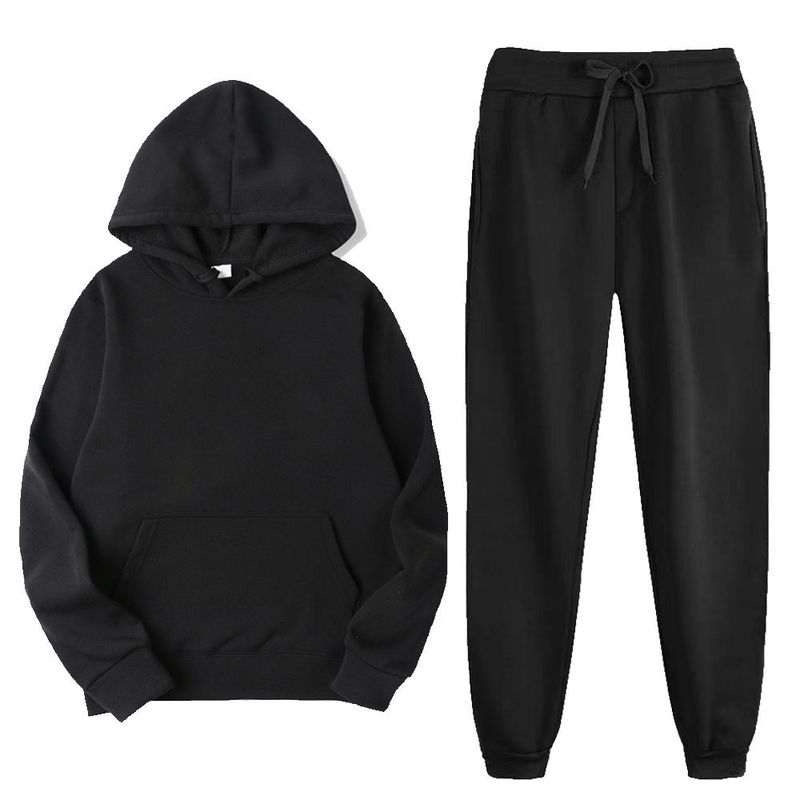 Lässiges Herren-Hoodie- und Jogginghosen-Set – Oversized Lounge-Zweiteiler (S-XXXL, 14 Farben)_voghion.com