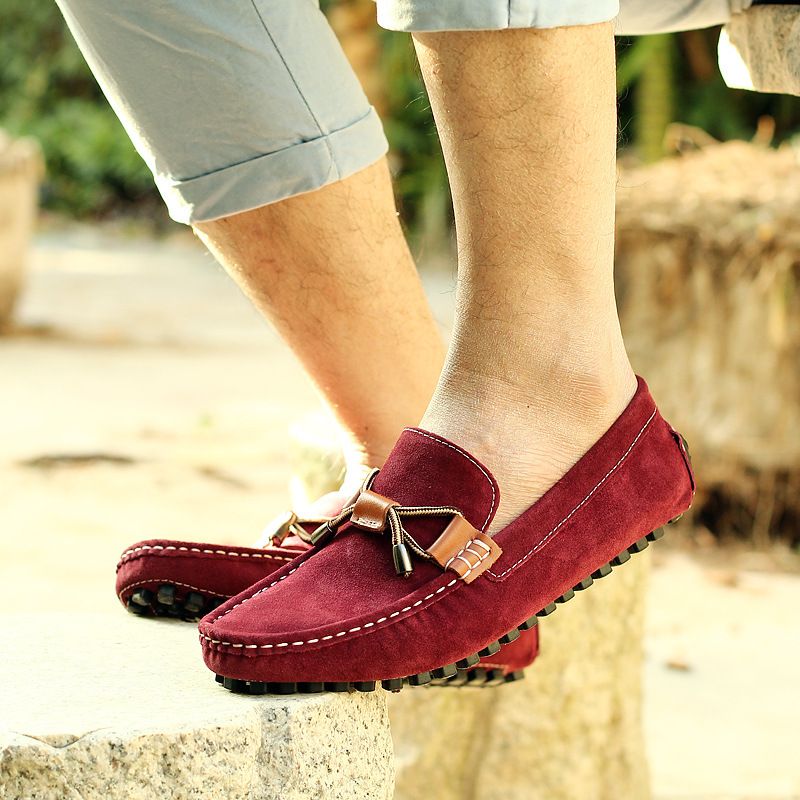 Neue Frühlings- und Sommer-Casual-Lazy-Schuhe von Le Fu Bean für Herren, heißer Verkauf, One-Step-Stepping, leichte Fahrschuhe_voghion.com