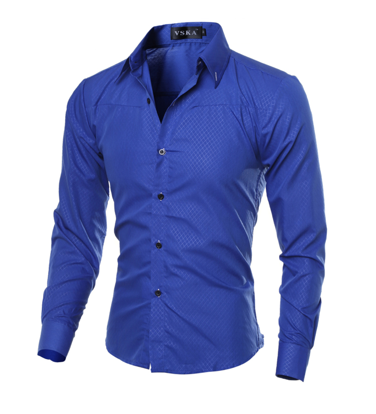 Herrenbekleidung Herrenhemd M-XXXXXL Herren Langarmhemd_voghion.com