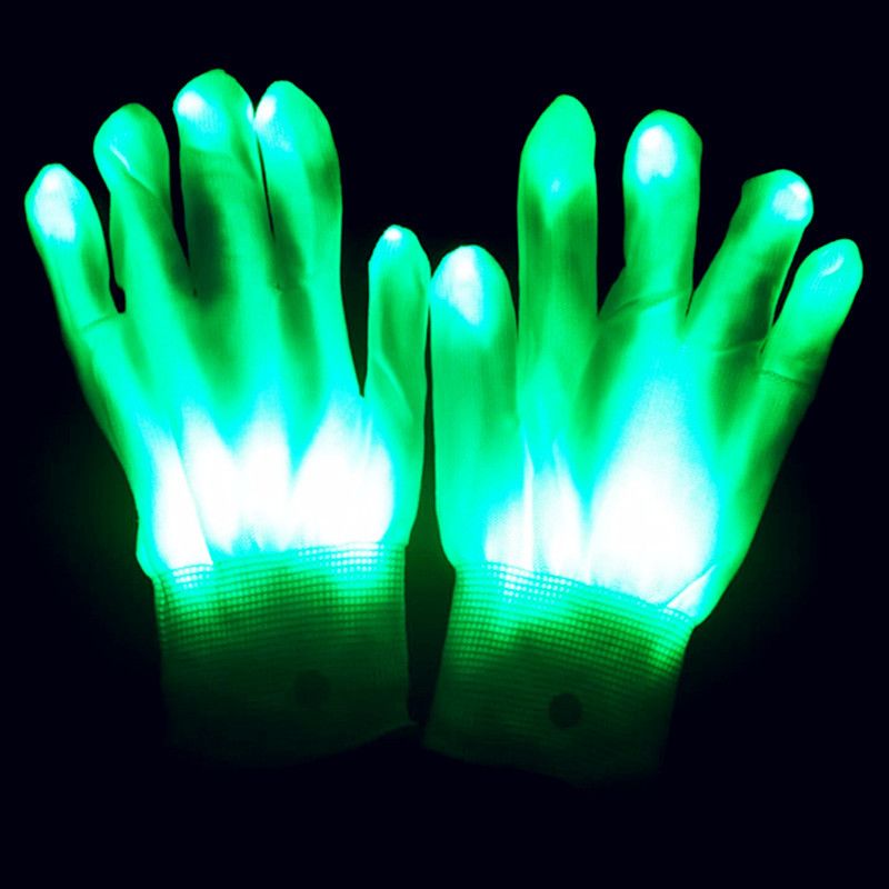 LED Marshmallow Cos Mask For Dance DJ Party Decoration Show Props Masquerade Birthday Party Mask With Gloves Cool Dexoration_voghion.com