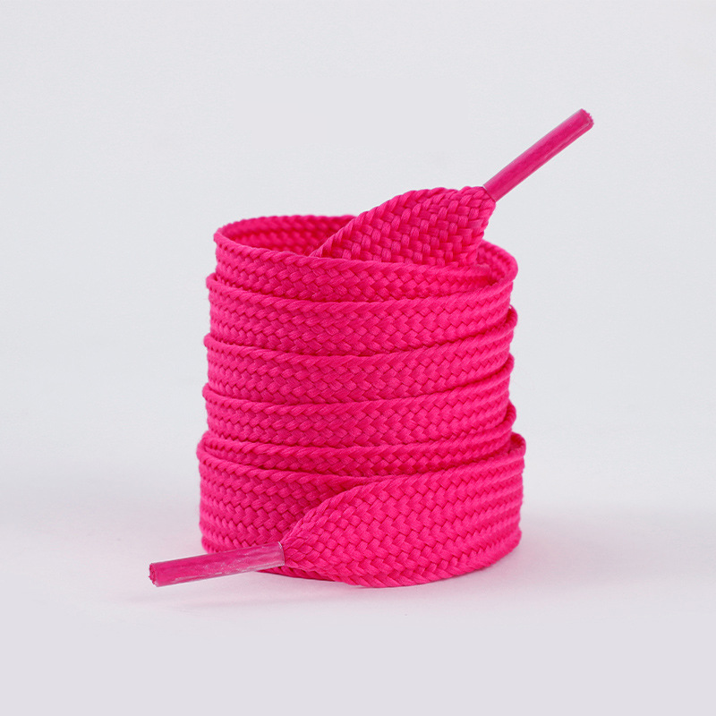 Accessori per scarpe corda per lacci bianchi a bocca aperta, corda per lacci piatti allargati, un paio di lacci larghi 2 cm_voghion.com