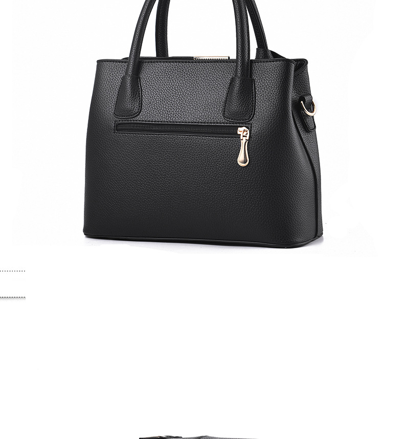 Women's Handbag Bag Women's Single Shoulder Diagonal Iron Pendant Decorative Large Capacity Portable Mother Bag_voghion.com