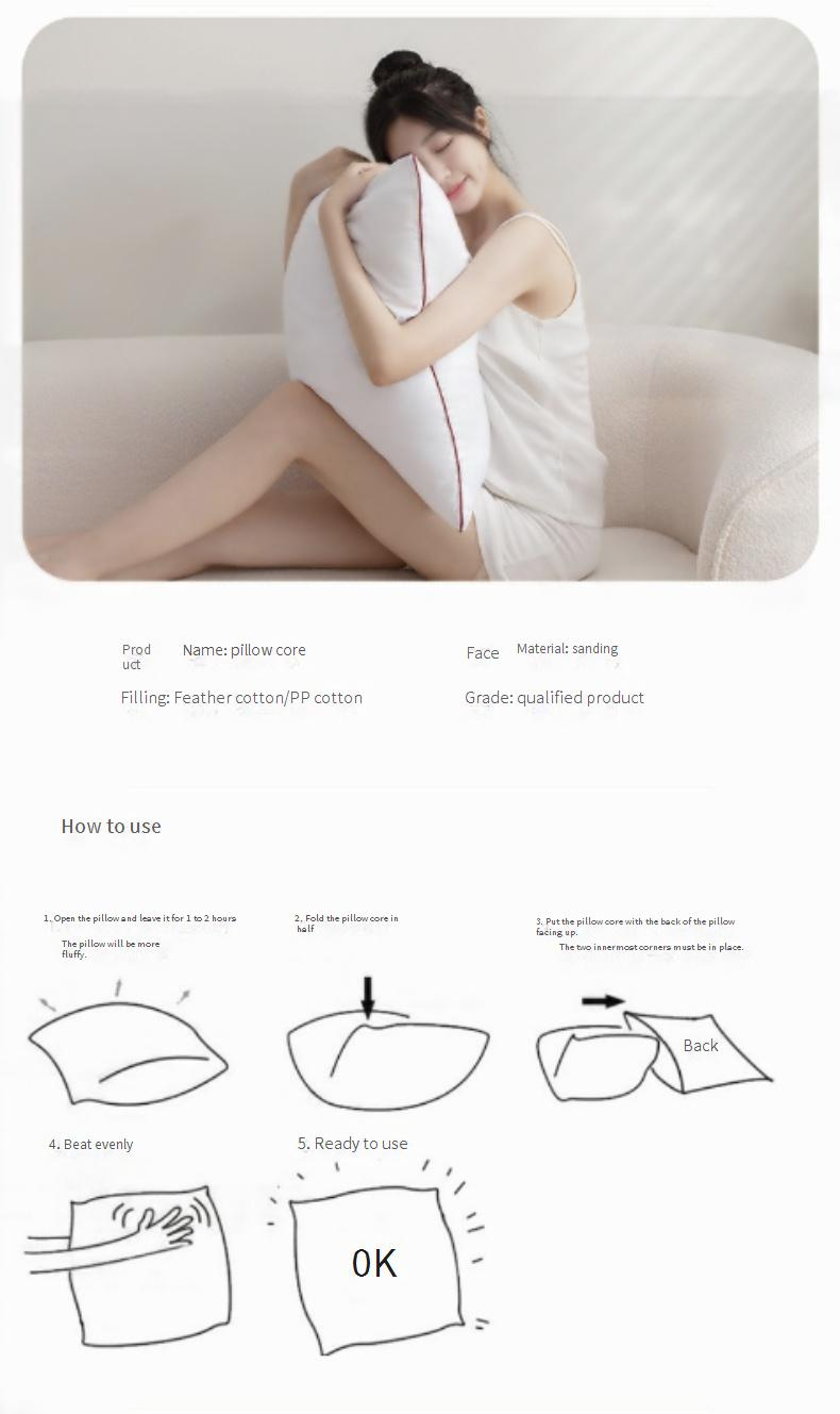 Pillow Insert - High Resilience Polyester Fiber Filling For Sofa Cushions Non-Sagging & Shape-Retaining Pillow Core_voghion.com