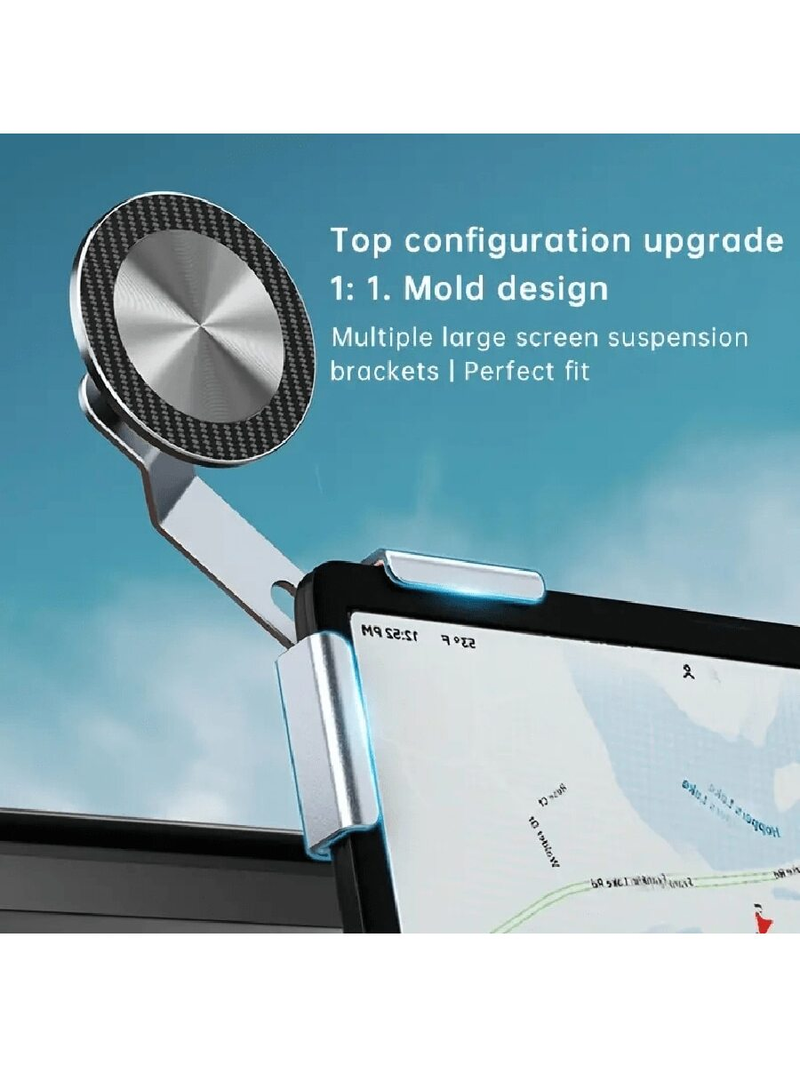 Upgrade Magnetic Mobile Phone Holder Screen Use, Suitable For Tesla Model 3/Y,360° Rotatable Magnetic Car Phone Mount For Tesla Model 3/Y/Highland_voghion.com