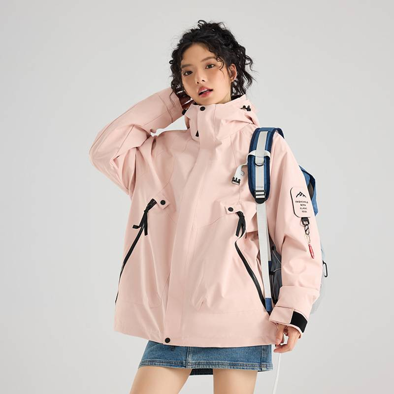 3'ü 1 arada Unisex Dağ Rüzgarlığı Ceket - Çıkarılabilir Polar Astar, 3000 mm Su Geçirmez ve Nefes Alabilir, Yürüyüş, Kayak ve Açık Hava Maceraları İçin_voghion.com