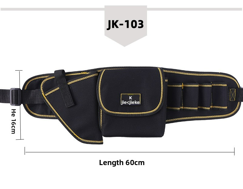 Multifunktionale Werkzeugtasche aus Oxford-Gewebe, strapazierfähig, kleine Werkzeugtasche für Elektriker und Heimwerker._voghion.com