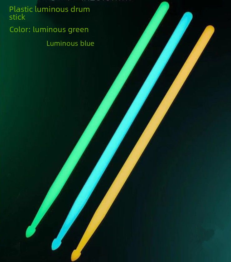 5a fluoreszierender Drumstick Leuchttrommelstick Drumkit Leuchttrommelstick Jazz Stage Performance Nylon Leuchttrommelstick_voghion.com