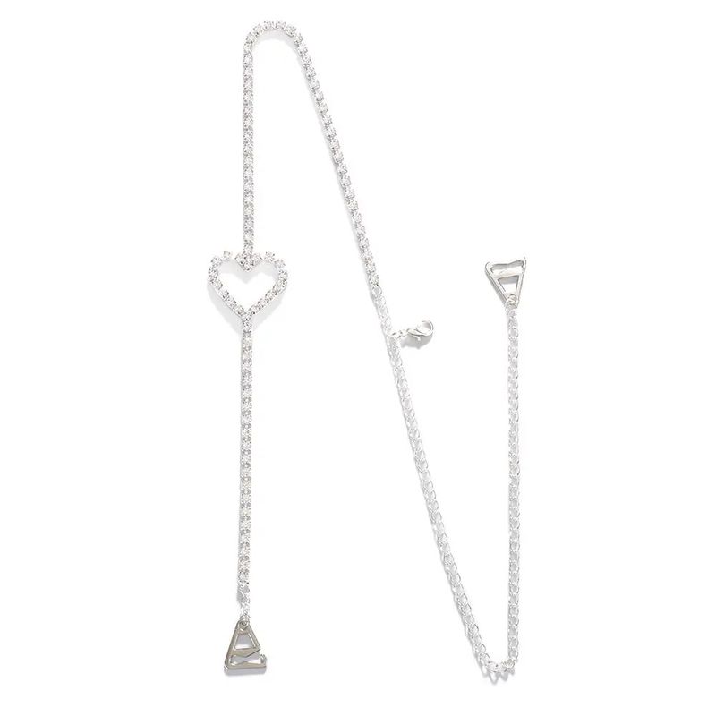 Bodychain regolabile, tracolla di ricambio per biancheria intima, accessori antiscivolo, bella schiena che può essere esposta, bretelle per abiti Love Style_voghion.com