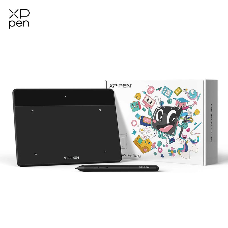 XP Pen Deco Fun XS Digital Drawing Graphics Tablet 4 Inch Art Signature Online Education For Windows Android Linux_voghion.com