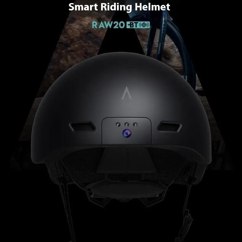 Câmera inteligente Bluetooth HD para bicicleta, esportes ao ar livre, capacete multifuncional, respirável e leve_voghion.com