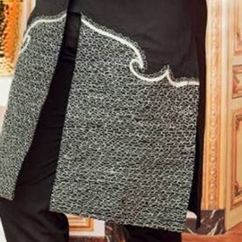 Cămașă bărbătească, stil etnic musulman, neagră, cu guler ridicat, din bumbac, gata de utilizare, simplă, slim, casual, de primăvară și toamnă, 864558_voghion.com