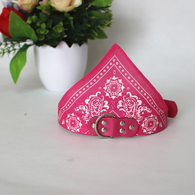 Sciarpa a triangolo per cani e gatti, bandana, asciugamano anti-bava, collare, accessori per animali domestici_voghion.com