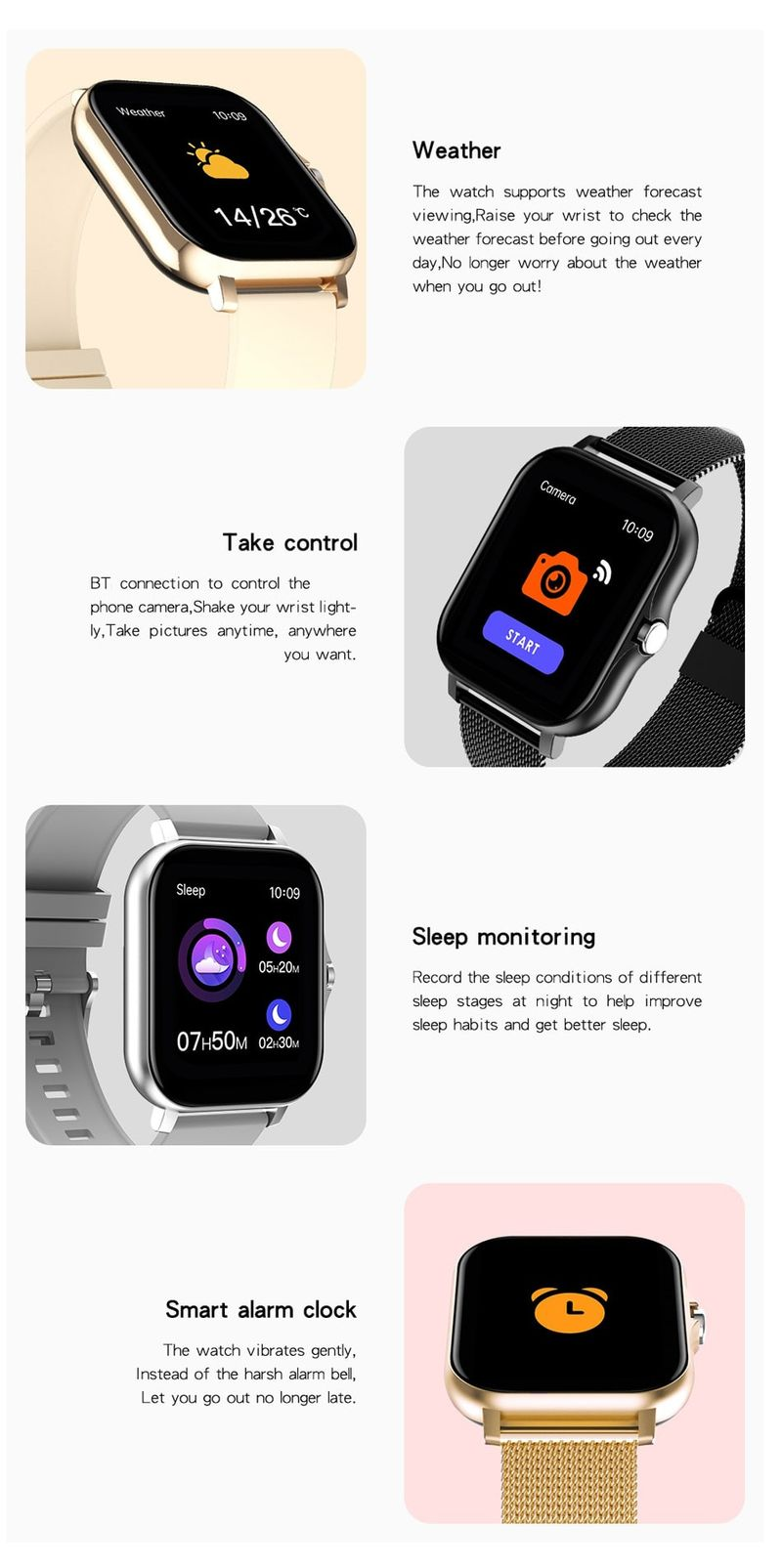 2024 ÚJ SmartWatch Android telefon 1.44" Színes képernyő Teljes érintőképernyős Egyedi tárcsázós Női Bluetooth Hívás Okosóra Férfiaknak_voghion.com