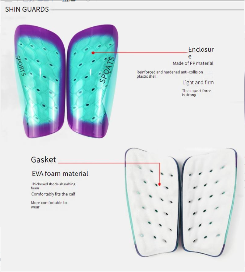 Αθλητισμός & Ψυχαγωγία προστατευτικά ποδοσφαίρου παιδιά ενήλικες μαθητές επαγγελματικός εξοπλισμός αγώνων προστατευτικά επικαλαμίδων με βύσμα αθλητικού προστατευτικού εξοπλισμού_voghion.com