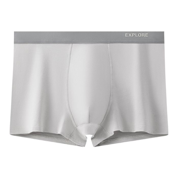 4PCS Boxer Shorts Large Size Seamless Cotton File Men's Boxer Shorts Summer Thin Section Siza L-3XL_voghion.com