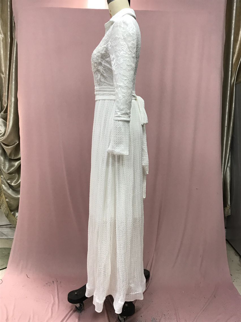 Elegante abito da sera da sposa musulmano a maniche lunghe, abito da ballo nero a trapezio_voghion.com