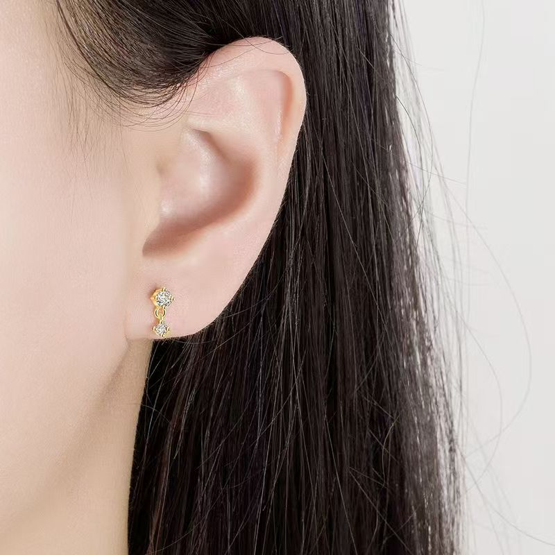 Orecchini a vite in zircone color oro 8A, borchie per osso nasale, squisiti piccoli borchie per osso nasale_voghion.com