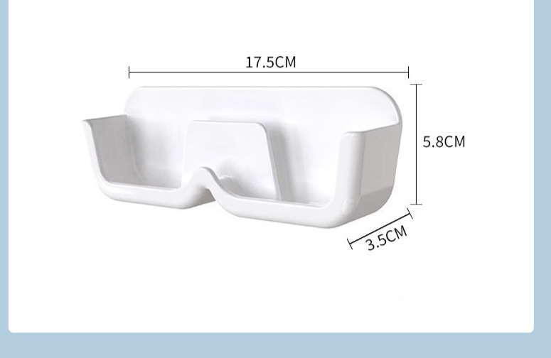 Portaoggetti per occhiali Punch Free, portaoggetti da parete resistente alla pressione, portaoggetti da comodino per bagno, espositore per occhiali, armadio, scatola portaoggetti per occhiali_voghion.com