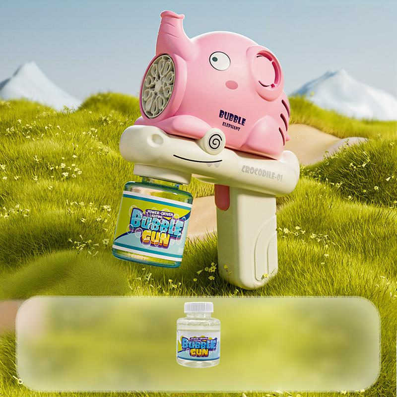 Capybara Bubble Gun - Handheld Electric Bubble Blower For Kids With Automatic Bubble Maker_voghion.com