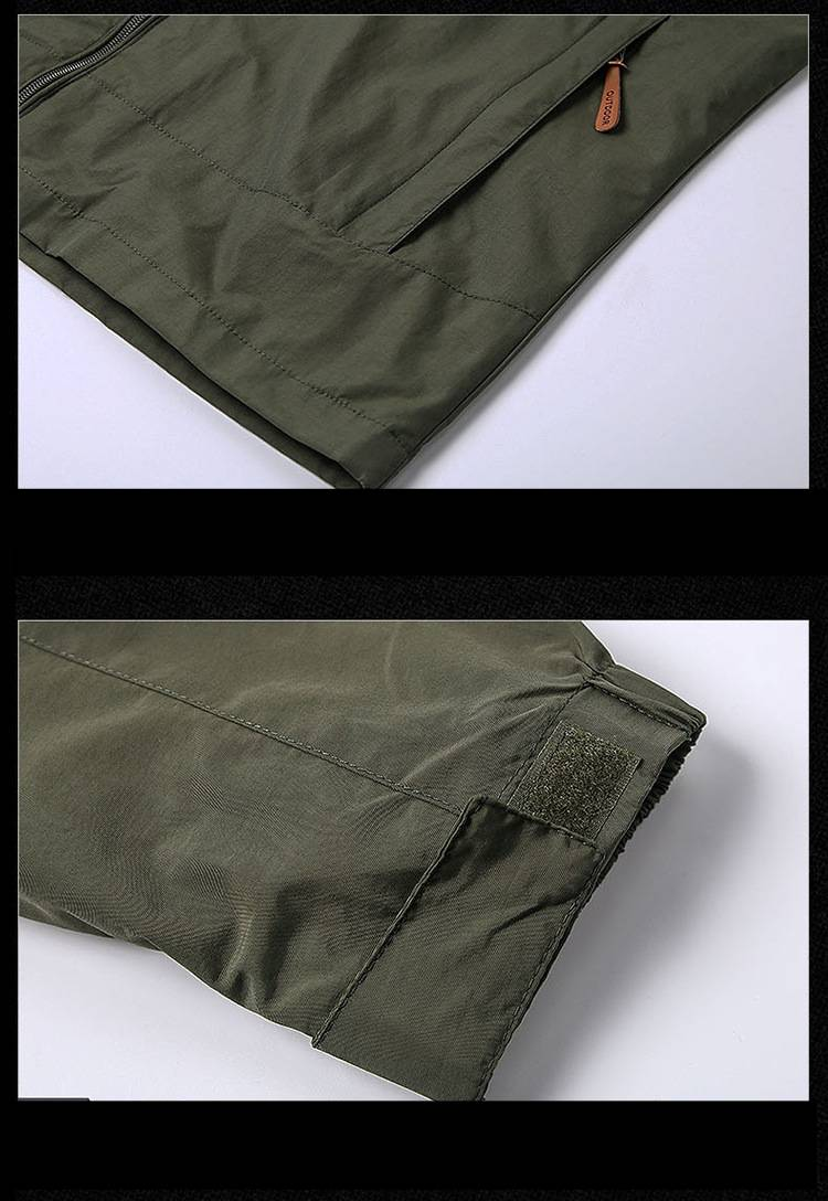 Men's Clothing Lightweight Hooded Windbreaker Jacket, Quick-Dry Outdoor Coat With Zipper Pockets, Breathable Casual Spring & Autumn Top_voghion.com