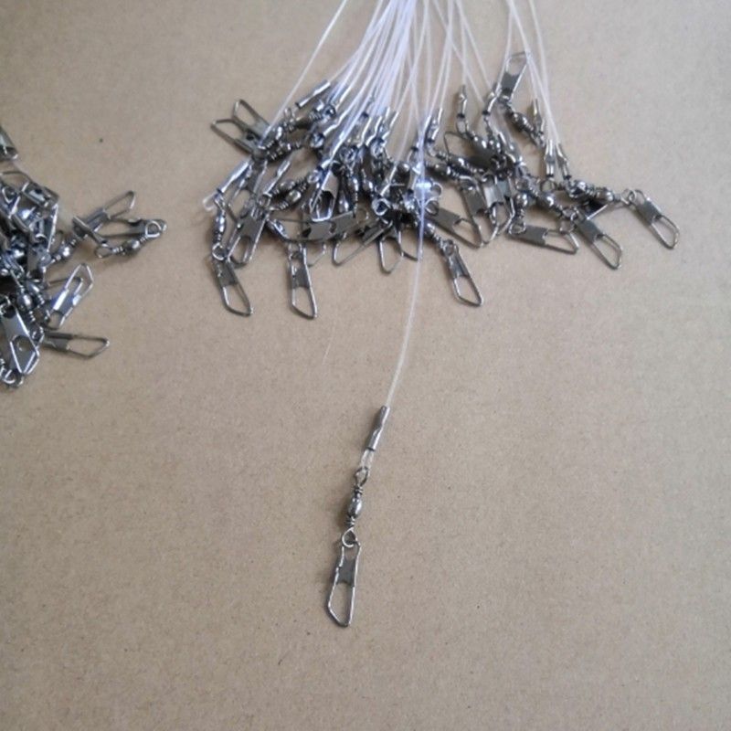 Giocattolo per gatti con bacchetta magica, lenza da pesca trasparente di ricambio, microelasticità, circa 3,25 kg, estremità pendenti_voghion.com