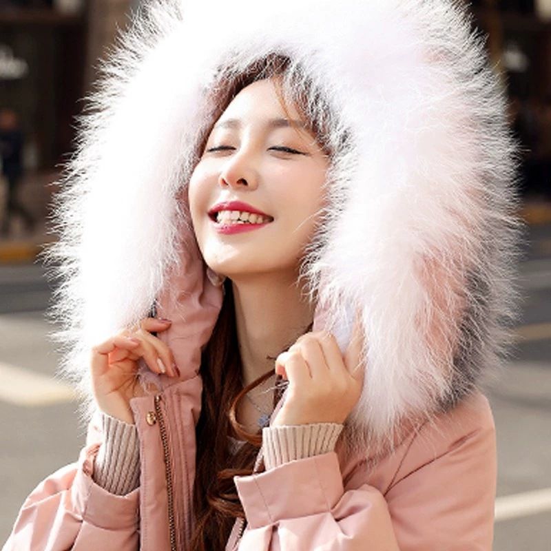 2025 Hiver Nouveau Extra Large Col Vers Le Bas Femmes Genou Long Sur Coréen Épaissie Taille Wrap_voghion.com