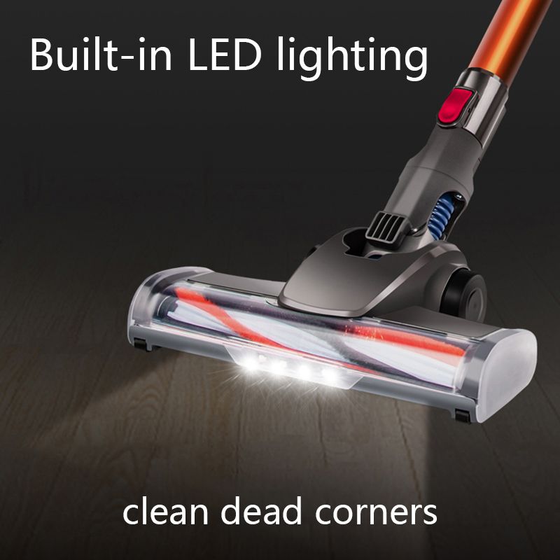Aspirapolvere portatile senza fili 10kPa 150W potente motore doppio LED scopa elettrica senza fili casa auto rimuovere acari polvere pulitore_voghion.com