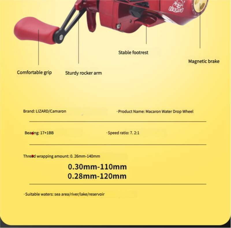 Camaron Macaron Universal Road Ya Wasser Remote Drop Anti Explosion Line Metall Cup Draht Angelrad_voghion.com
