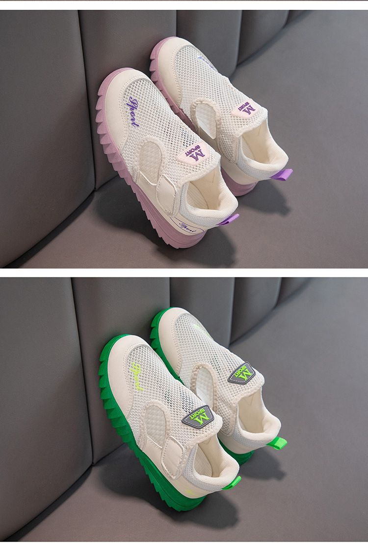 Kinderschuhe Kinder Frühling, Sommer und Herbst Atmungsaktive Single Mesh Jungen Sport Mesh Schuhe Neue Weiche Sohle Jungen und Mädchen Strandschuhe Trend_voghion.com