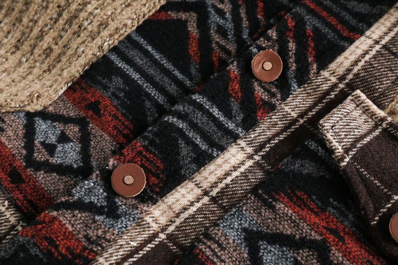 Eon Modish 25 Autumn New American Street Fashion Ethnic Style Patchwork Jacket Coat_voghion.com